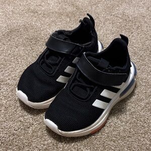 Adidas Kids Black and White Sneakers